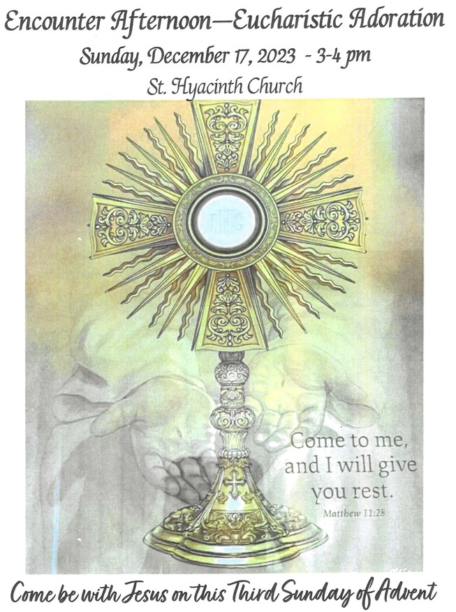 St. Anthonys Parish Community PO Box 69 Eucharistic Adoration at